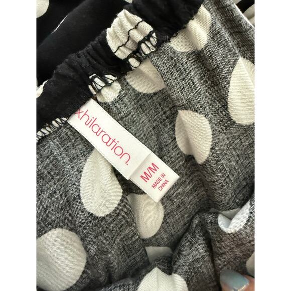 Black and White Polka Dot Strapless Dress By Xhilaration Size Medium - Picture 5 of 5